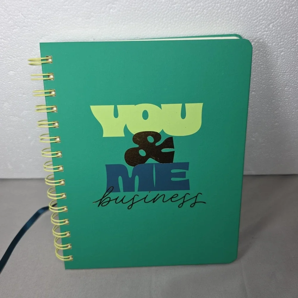 Tabitha Brown x Target You & Me Business Spiral Journal Planner Teal Hardcover